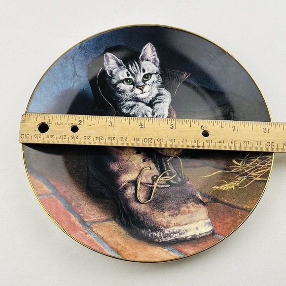Puss In Boot Victorian Cat Capers Collector Plate 2nd Issue 1992 - Picture 4 of 4
